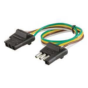CONN PLUG & SOCKET FLAT 4-WAY 