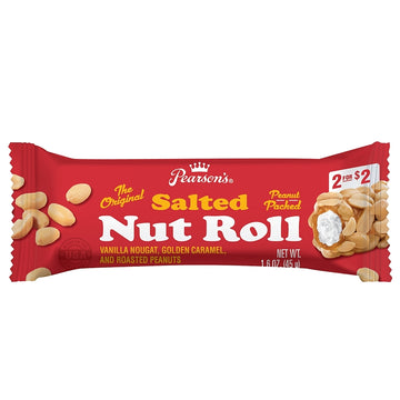 Pearson's 51200 Salted Nut Roll Snack, 1.8, 3.25, 0.5 oz
