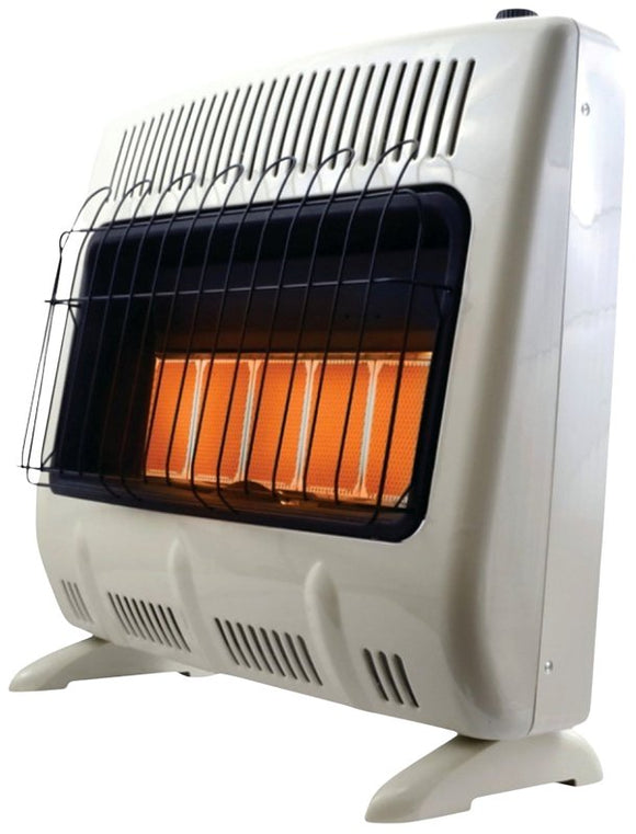 Mr. Heater F299830 Vent-Free Radiant Heater, 23-3/4 in W, 27 in H, 30000 Btu Heating, Propane