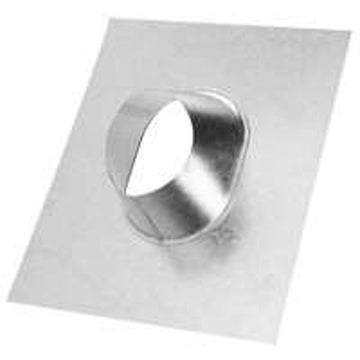 Selkirk 106825 Roof Flashing, 18 in OAL, 15-1/4 in OAW, 6 in Pipe, Aluminum/Galvanized Steel