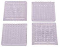 SPIKED CUPS SQ 1-13/16SQ CLEAR