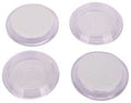 CUPS ROUND 1-5/8IN W/FELT CLR 