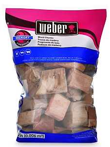 CHUNK WOOD HICKORY 4LB 350CUIN