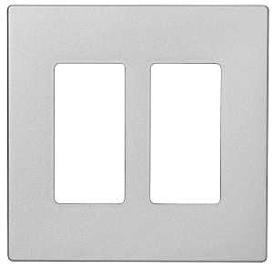 WALLPLATE 2G DECO MID SG      