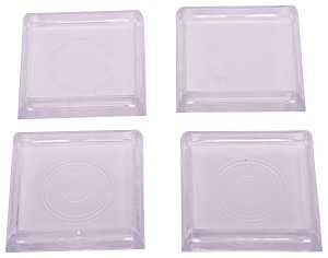 CUPS SQUARE 1-13/16IN CLEAR   