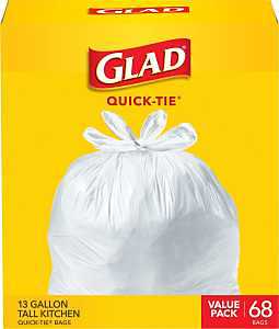 BAG TRASH KTN TL QCK TIE 13GA 