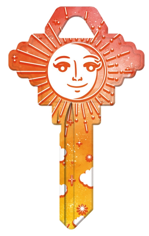 Hy-Ko 15005SC1-CEL Key Blank, Celestial, Brass, For: Schlage SC1 Keyways, SC1 Key Number