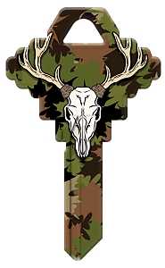 SC1 KEYBLANK DEER W/CAMOUFLG  