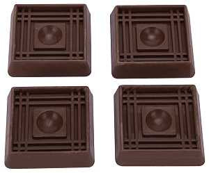 CUP SQUARE RUBBER 1-5/8IN BRN 