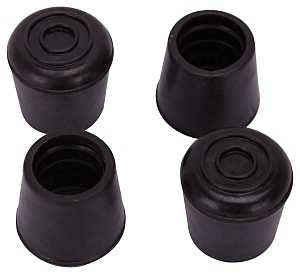 TIP FURNITURE LEG 7/8IN BLACK 
