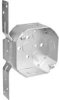 OCTAGON BOX F-BRKT 4 X 1-1/2IN