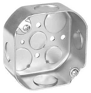 OCTAGON BOX 4X1-1/2 1/2X3/4 KO