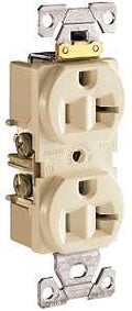 RECEPTACLE DPLX IVORY 20A/125V
