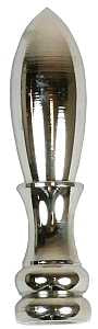 FINIAL BULLET 2INCH 1/4-27 NIC