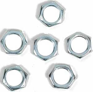 NUTS HEX 1/8 IP STEEL PACK/6  