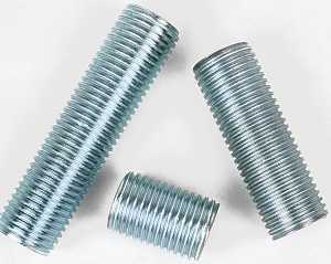 NIPPLE 1/4IP ASSRTD ZINC PLTD 