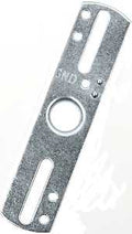 CROSSBAR 4IN FLAT 1/4 IP ZINC 