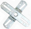CROSSBAR 4IN OFFSET 1/8IP ZINC