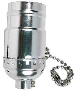 SOCKET PULL CHAIN ON/OFF NIC  