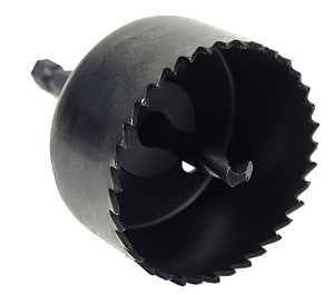HOLE SAW W/MANDREL 2-1/8IN    