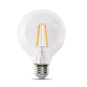 BULB LED 40W G25 27K DIM CLEAR
