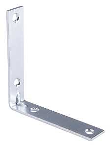 BRACE CORNER STEEL 4IN ZNC    