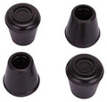 LEG TIP RUBBER 1/2 INCH BLACK 