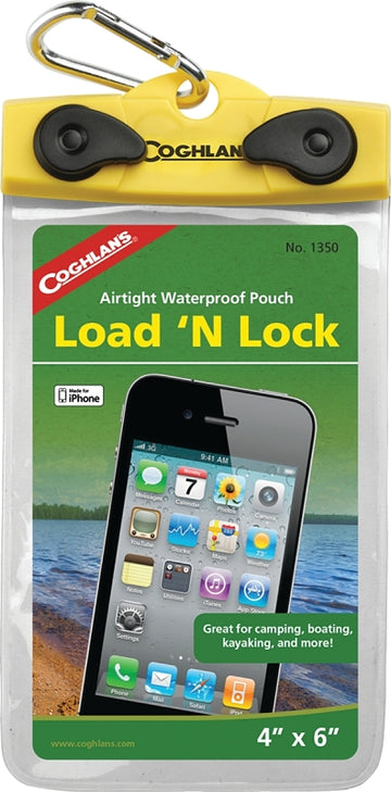 Coghlan's Load'N Lock 1350 Cell Phone Pouch, Plastic, Yellow
