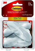 DESIGNER HOOK PLSTC WHT LARGE 