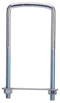 BOLT U SQUARE 3/8X3X7IN STEEL 
