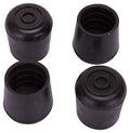 LEG TIP RUBBER 1 INCH BLACK   