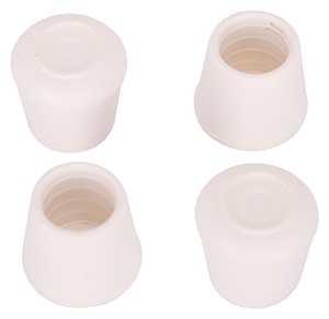 LEG TIP RUBBER 5/8 INCH WHITE 