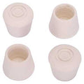 LEG TIP RUBBER 3/4 INCH WHITE 