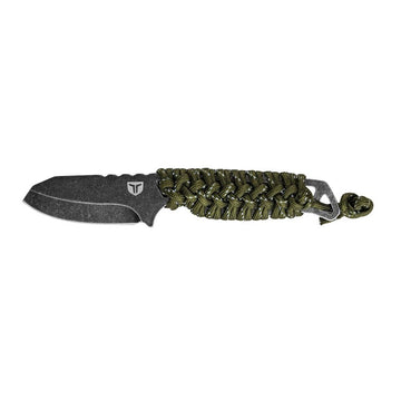 True NEKKID Series TRU-FXK-1020 Fixed Blade Knife, 2.4 in L Blade, Stainless Steel Blade, Skeletal Handle, Black Handle