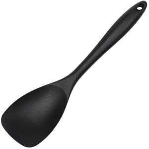 SPOON SPATULA SILI BLK 11.5IN 