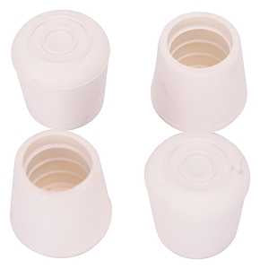 LEG TIP RUBBER 7/8 INCH WHITE 