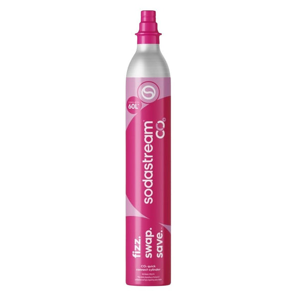 Sodastream 1132250010 CO2 Cylinder, Quick-Connect, Pink