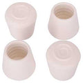LEG TIP RUBBER 1 INCH WHITE   