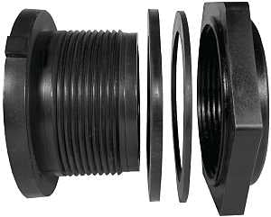TANK FITTING POLY FPT 1IN     