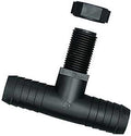 TEE POLY 1/2 BARB X 11/16M UN 