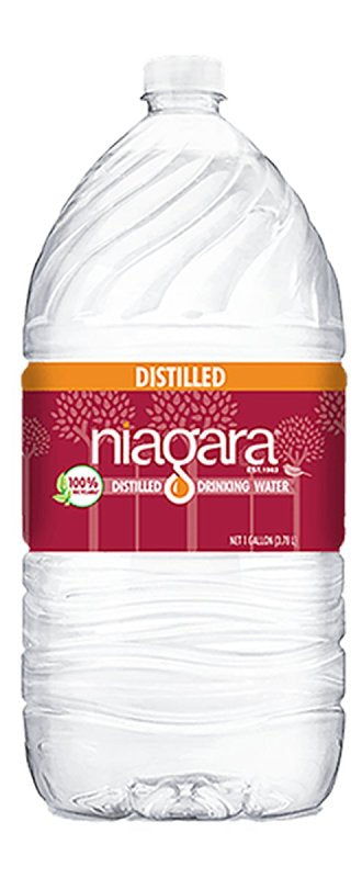 niagara NDW1GP6DS Distilled Water, 1 gal, Bottle, 6/PK