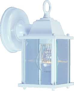 FIXTURE PORCH WLMT 1LT WHITE  