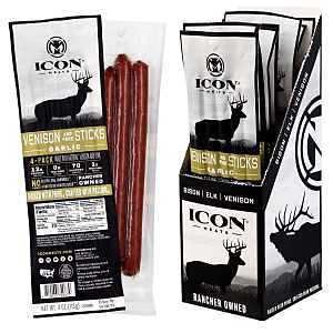 VENISON STICK GARLIC 4OZ      