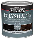 STAIN FINISH WD CLSC BLK 1/2PT