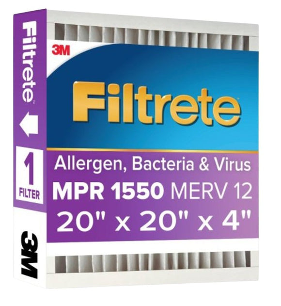 Filtrete DP02DC-4 Air Filter, 20 in L, 20 in W