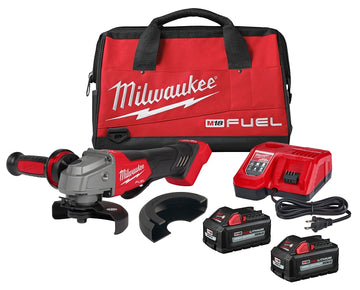 Milwaukee M18 FUEL Series 2880-22 Angle Grinder Kit, Battery Included, 18 V, 6 Ah, 5/8-11 Spindle, 4-1/2, 5 in Dia Wheel