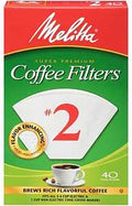 FILTER COFFEE CONE NO2 WH 40CT