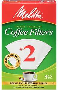 FILTER COFFEE CONE NO2 WH 40CT