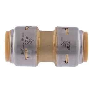 COUPLING BRASS 3/4 X 3/4IN    