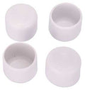 LEG TIP PLASTIC 1-1/4IN WHITE 